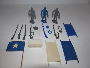 VINTAGE MPC RING-HAND CIVIL WAR FIGURES WITH ACCESSORIES - Picture 1 of 6