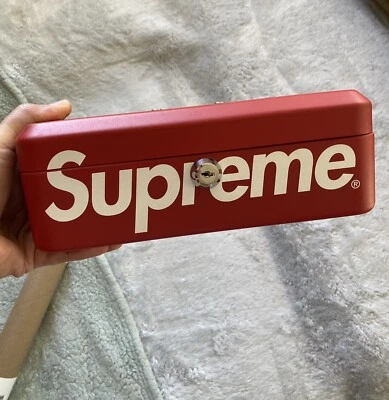Supreme Lock Box Red FW17 100% Authentic No Key Box Logo - Image 1 of 4