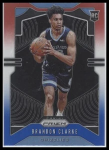 2019-20 Panini Prizm #266 Brandon Clarke Prizms Red White and Blue - Picture 1 of 2