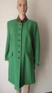 B. M. Company Mantel  Größe 46 in grün, Stehkragen mit Wildlederimitat - Bild 1 von 9