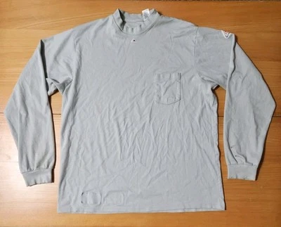 Огнестойкая рубашка Bulwark FR XXXXL серая пиробезопасная рабочая одежда с длинным рукавом - Изображение 1 из 4