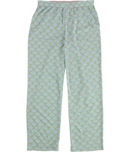 P.J. Salvage Girls Fish Scale Pajama Lounge Pants, Blue, Big Kids (8-20), M (10) - Picture 1 of 2