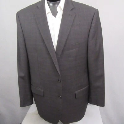 Ralph Lauren Mens Sport Coat 48L Brown Plaid 100% Wool Single Vent - Image 1 of 4