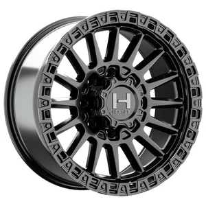 18x9 Hostile H137 Battle Asphalt (Matte Black) Wheel 8x170 (12mm) - Picture 1 of 5