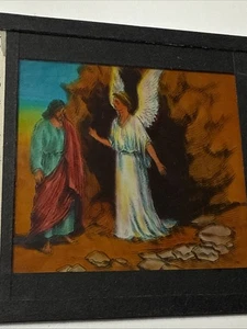 Antik 1920 Stereopticon Dia #1542 Machen Sie diese Steine Brot Zauber Laterne - Bild 1 von 8