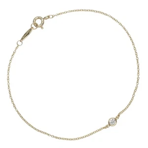 Tiffany&Co. Meterware Armband K18 Gelbgold/Diamant 1,0g Damen - Bild 1 von 7