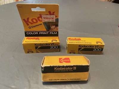 Película Kodak Kodacolor vintage años 70’s 1980’s NOS lote de 3...#817 Foto 1 de 4