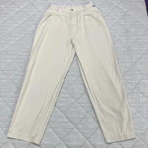 The North Face Pants Womens 14 Beige Khaki Pleated High-Rise Cotton *28x28 - Bild 1 von 23
