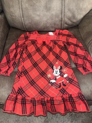 Vestido feminino Disney Minnie Mouse tamanho 4 - Imagem 1 de 3