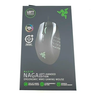 NEW Razer Naga Left Handed 2020 Edition MMO Gaming Mouse - Image 1 of 4