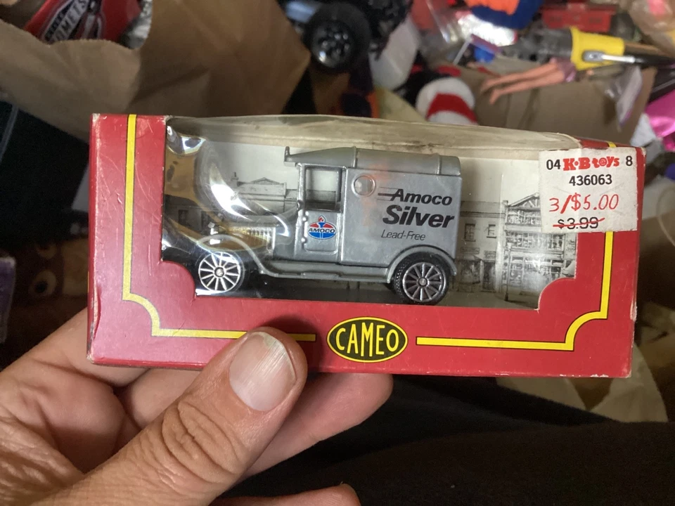 Vintage Cameo The Village Collection Diecast Model Tanker - Amoco Silver - Image 1 of 1