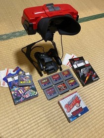 Nintendo Virtual Boy VB Console U.S Ver with 10Games Set Tested [As is] USED