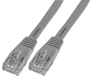 Câble Ethernet Plat Cat5e LSOH, 0,2m Gris - PRO SIGNAL - Afbeelding 1 van 1