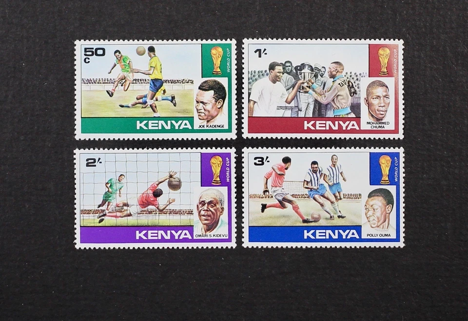 Kenia 1978 Copa Mundial de Fútbol Como Nueva Nueva Hamps (LoteKNY043) Foto 1 de 1