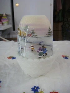 Fenton Glas Lichterkette Family Holiday Limited Edition handbemalt 1993 - Bild 1 von 13