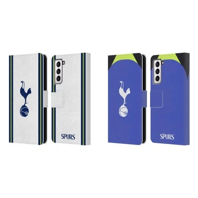 TOTTENHAM HOTSPUR F.C. 2022/23 BADGE KIT LEATHER BOOK CASE FOR SAMSUNG PHONES 4 - Image 1 of 4
