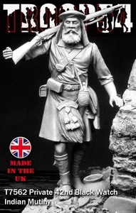 Troop54 Private 42nd Infantry Black Watch India 1857 Unpainted kit 75mm - Picture 1 of 7