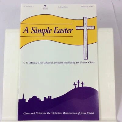 A Simple Easter Minute Mini Musical Unison Choir Church Music Choral Songbook - Image 1 of 4