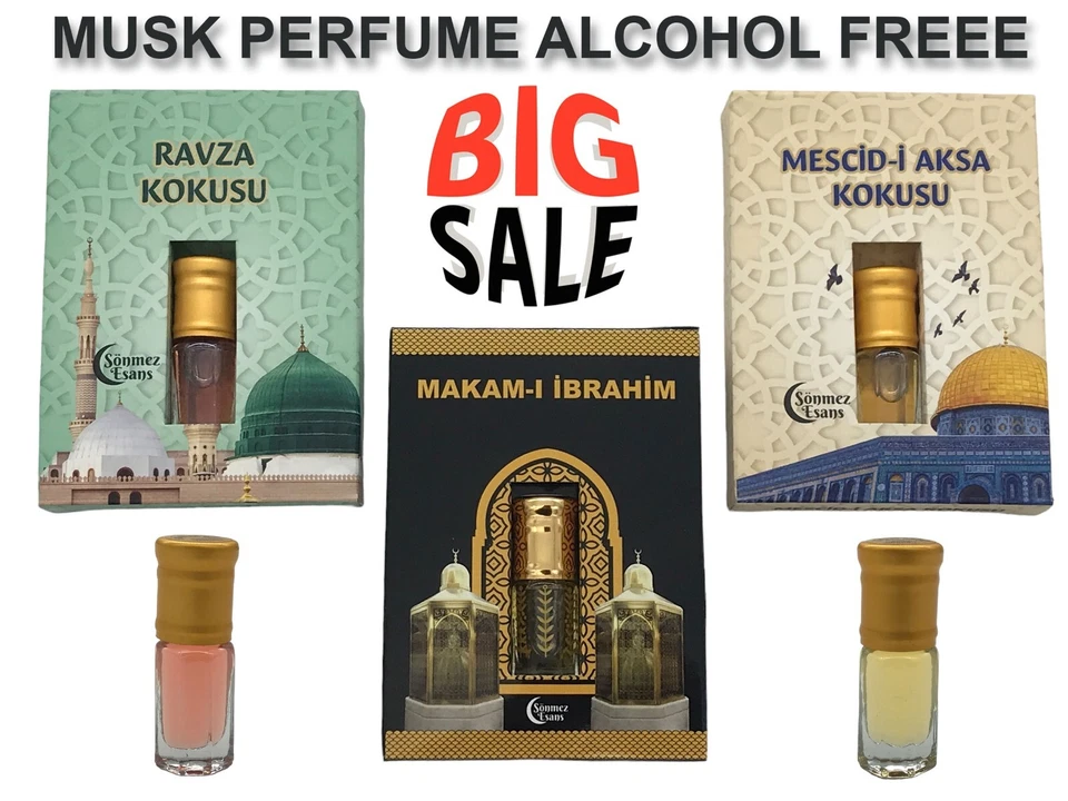 Musk Perfume Alcohol Free - Three variations of Scents - image 1 of 1