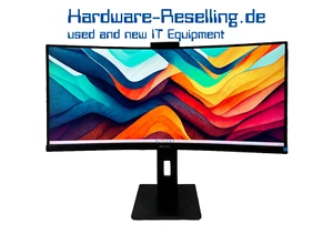 PHILIPS 346p 34" Monitor WQHD Curved UltraWide HDR 100Hz Kamera 346P1CRH/01 USBc - Bild 1 von 7
