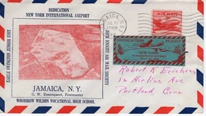 DEDICATION NY INTERNATIONAL AIRPORT, JAMAICA, NY 1948 FDC18914 - Picture 1 of 2