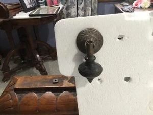 unusual 1860's victorian tear drop pull - Picture 1 of 2