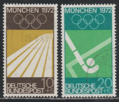 Germany 1969 SC# B446 - B447 - 1972 Olympic Games  in Munich - Used Lot # 582 - Image 1 of 2