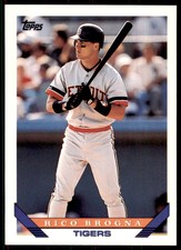 1993 Topps Rico Brogna Baseball Cards #598