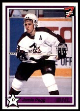 1990-91 7TH INNING SKETCH OHL JAMIE PEGG PETERBOROUGH PETES #368