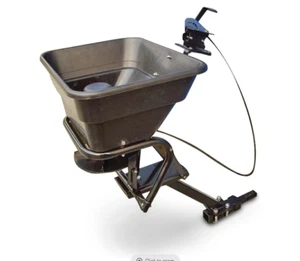80 Lbs UTV ATV Mount Motor Fertilizer Sand Salt Spreader Grass Seeder Farming - Picture 1 of 12