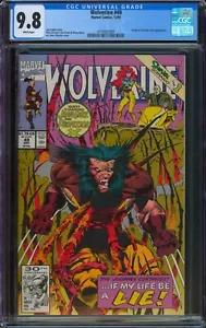 Wolverine #49 (1991) 🌟 CGC 9.8 🌟 Professor X Appearance! Marvel Graded Comic - Picture 1 of 2