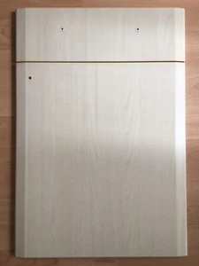 USED IT KITCHENS B&Q MAPLE STYLE MODERN DOOR + DRAW DRAWER FRONT PACK 500 WIDE - Picture 1 of 2