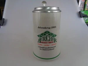 Bierkrug - Auricher Marktbräu - Jahreskrug 1995 - Ostfriesland - 0,5l (8384) - Bild 1 von 6