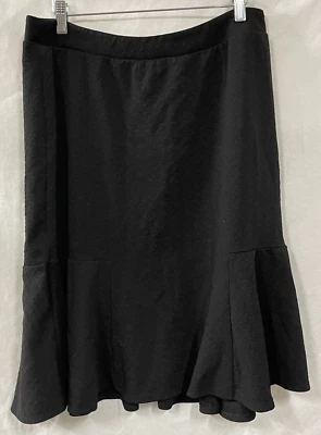 Cato Womens Black Polyester Skirt Size 16 - Image 1 of 4