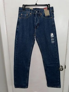 NEW LEVI'S 505 Regular Fit Blue Denim Jeans Men's Size 30 x 32 Medium Wash - Picture 1 of 4