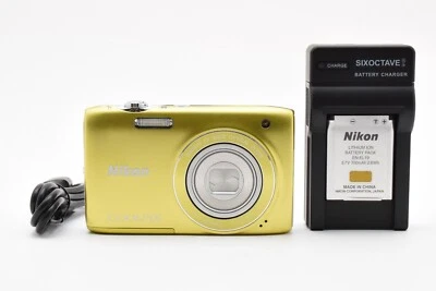 [Near MINT] Nikon COOLPIX S3100 14.0MP 5X Yellow Compact Digital Camera #2479224 - Image 1 of 4