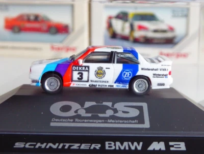 1/87 Herpa BMW M3 E30 Schnitzer Warsteiner ZF Wintershall #3 DTM Cecotto 3525 - Immagine 1 di 4