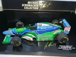 1:18 Minichamps Michael Schumacher Benetton B194 German GP Ltd Edition 9,999 pcs - Picture 1 of 7