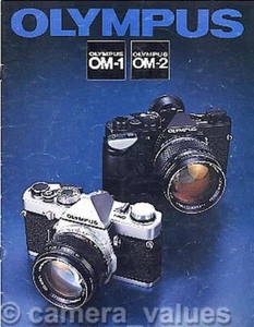 Olympus OM-1 & OM-2 Verkaufsbroschüre, 1978. Weitere Kamerabücher & -handbücher aufgelistet - Bild 1 von 4