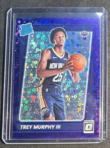Donruss Optic Trey Murphy RC 2021-22 Fast Break púrpura Prizm/95 novato #178 - Imagen 1 de 1