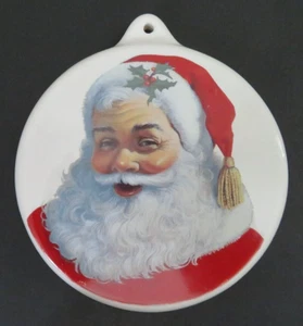 Large PFALTZGRAFF Santa Cookie Mold Cookies for Santa 5" Round EUC - Picture 1 of 4