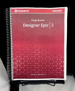 Husqvarna Viking Designer Epic 3 Sampler Book: 287 Color Pages, Coil Bound - Picture 1 of 6