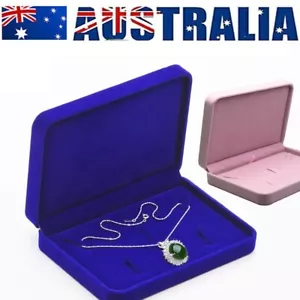 Jewelry Box NecklaceRing Earring Pendant Gift Boxes Wedding Storage Case Holder - Picture 1 of 14
