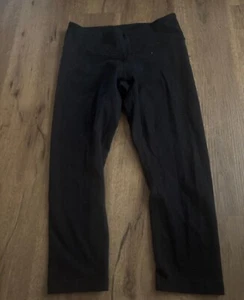 Lululemon Wunder Under Crop Legging Women’s 6 Black Pull On Stretch - Picture 1 of 4