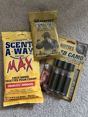 Hunters Specialties Speed Camo, Camo Off & Scent-a-way Control Wipes - Image 1 of 2