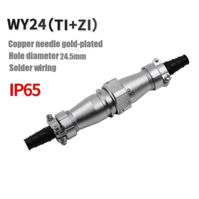 WY24 TI+ZI5A Double pressure plate cable plug Double pressure plate cable socket - Image 1 of 4