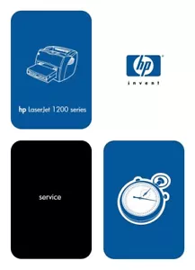 Service Manual for HP Hewlett Packard LaserJet 1200 Series Printer (PDF) - Picture 1 of 3