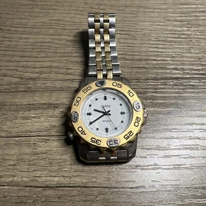 Guess Indiglo 639 gold- und silberfarbene Herrenuhr - Bild 1 von 4
