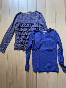 LOT of 2 mini boden long sleeve shirts girls 11-12Y - Picture 1 of 7