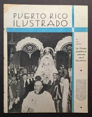 VINTAGE MAGAZINE / PUERTO RICO ILUSTRADO / 1935 #38 - Image 1 of 4